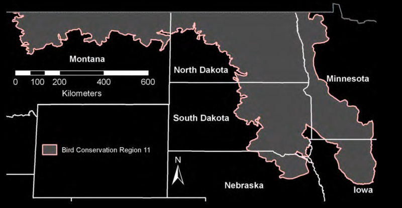 Figure 1. Prairie Pothole Region of the United States.
